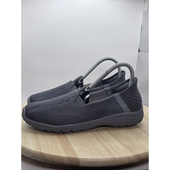 Skechers Slip-Ins Air Cooled Memory Foam Shoes Black Womens size 6.5- SN 158698 - Picture 1 of 9